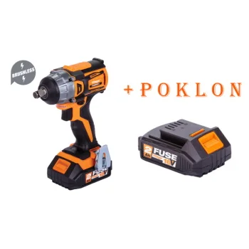 Villager Fuse akumulatorski brushless udarni odvrtač VLP 5320 058186 + POKLON Villager Fuse baterija 18V 2.0Ah 056370 Villager Fuse akumulatorski brushless udarni odvrtač VLP 5320 058186 + POKLON Villager Fuse baterija 18V 2.0Ah 056370